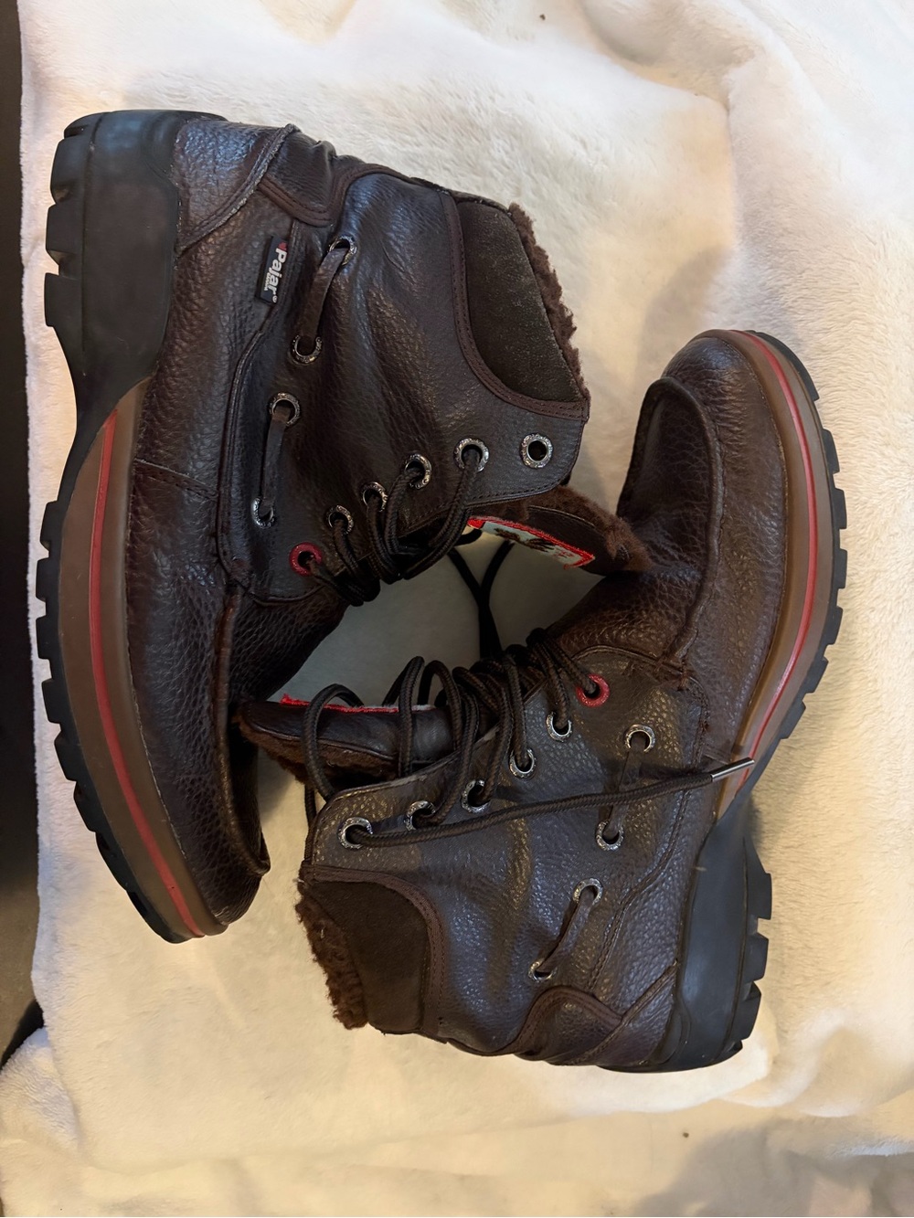 Pajar Canada Boots Bolle Brown Leather Waterproof Construction size 11 - 11.5